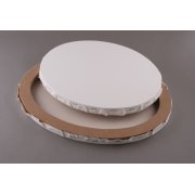 Owalne podobrazia malarskie bawełniane 380g/m 28x36cm