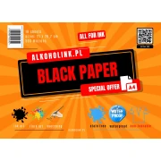 ALKOHOLINK PAPIER PLASTIKOWY A4 10 SZT. CZARNY