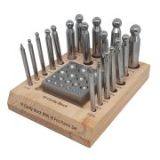 Anka płaska i puncyny 18 elementów