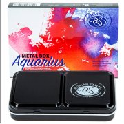 Szmal Aquarius Travel Set metal box 12 kolorów - półkostka