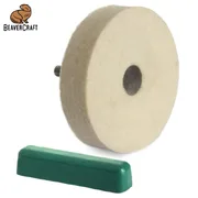 BeaverCraft Tarcza polerska filcowa z pastą