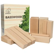 BeaverCraft Zestaw 12 bloczków z drewna lipowego