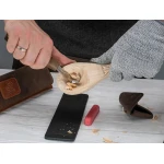BeaverCraft zestaw 2 narzędzi do łyżek w etui S01X