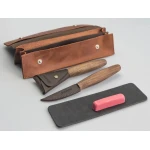 BeaverCraft zestaw 2 narzędzi do łyżek w etui S01X