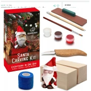 BeaverCraft zestaw do rzeżbienia Hobby Mikołaj