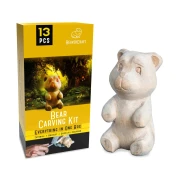 BeaverCraft zestaw do rzeżbienia Hobby Miś