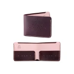 BeaverCraft Zestaw Portfel Burgund/Róż