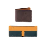 BeaverCraft Zestaw Portfel Zielono/Brązowy
