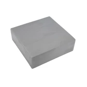 Stalowy blok jubilerski 006 – ok. 63,5 × 63,5 × 19 mm