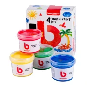 Bruynzeel Finger Paint - Farby do malowania palcami Set 4 x 85 ml