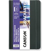 Canson Graduate Mix-media White A5 200g 36 Arkuszy Twarda Oprawa Pionowy