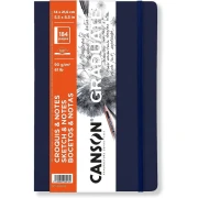Canson Graduate Szkicownik A5 90g 92 Arkusze Dark Blue Miękka Oprawa