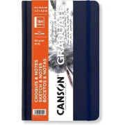 Canson Graduate Szkicownik A5 90g 92 Arkusze Dark Blue Twarda Oprawa