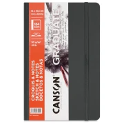 Canson Graduate Szkicownik A5 90g 92 Arkusze Dark Grey Twarda Oprawa