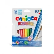 CARIOCA Acquarell flamastry akwarelowe 12 kolorów