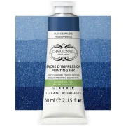 Charbonnel Aqua wash printing ink 60ml Prussian Blue
