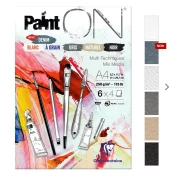 Clairfontaine Paint On Denim A4 24 arkusze 6 kolorów 250g