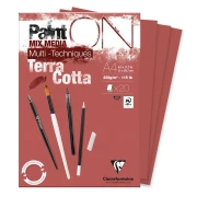 Clairfontaine Paint On Terracota A4 250g 30ark