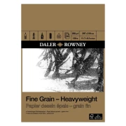 Daler Rowney Fine Grain Heavyweight Pad A2 200g 30ark