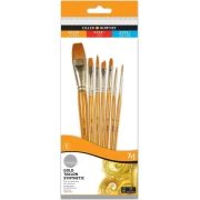 Daler & Rowney Simply Pędzle Syntetyczne Gold Talkon 7szt