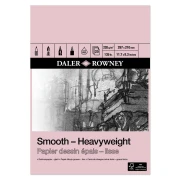 Daler Rowney Smooth Heavyweight Cart Pad A4 220g 25ark