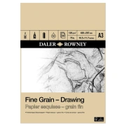 Daler-Rowney Fine Grain Drawing – blok rysunkowy A3, 120 g/m², 30 arkuszy