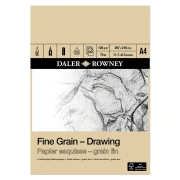 Daler-Rowney Fine Grain Drawing – blok rysunkowy A4, 120 g/m², 30 arkuszy