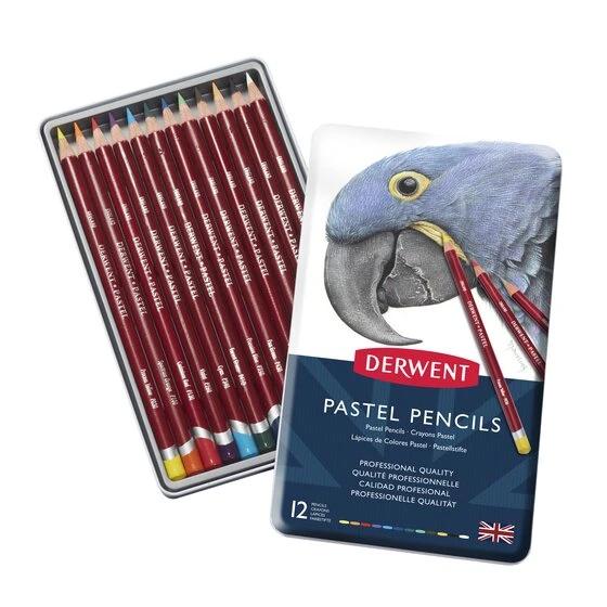 DERWENT KREDKI PASTELOWE 12 SZT.