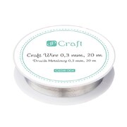 dpCraft – drucik metalowy 0,3 mm, 20 m - srebrny