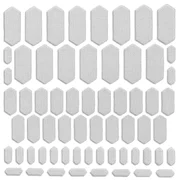 DP CRAFT Naklejki z tkaniny set 1, 63 sztuki