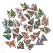 Dp Craft Naklejki winylowe Christmas Trees