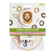 Simply Make – zestaw do haftu krzyżykowego Cute Lion, Uroczy Lew