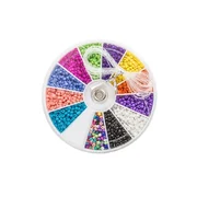 Dp Craft Koraliki szklane mini 2mm 12kol 