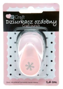 dpCraft – dziurkacz ozdobny Śnieżynka, wzór 1,6 cm