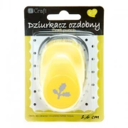 dpCraft – dziurkacz ozdobny Ostrokrzew, wzór 1,6 cm