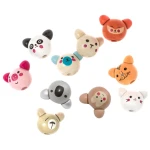 DpCraft Koraliki drewniane Sweet Animals 10 szt