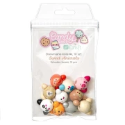 DpCraft Koraliki drewniane Sweet Animals 10 szt