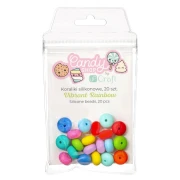 DpCraft koraliki silikonowe Vibrant Rainbow