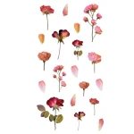 DpCraft naklejki kwiaty z PVC