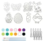 DpCraft Zestaw do robienia Wielkanocnych witraży