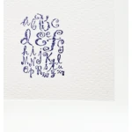 Drewniany stempel - ABC 4,5x3,5x2,5 cm