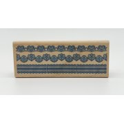 Drewniany stempel - Koronki 9x3,5x2,5 cm