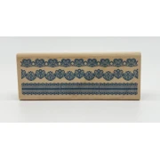 Drewniany stempel - Koronki 9x3,5x2,5 cm