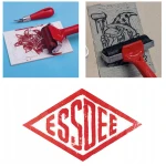 Essdee Block Printing Ink Farba do linorytu Czarna 300ml