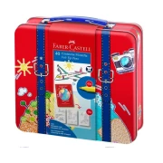 Flamastry Faber-Castell Connector 40 kolorów w metalowej walizeczce