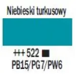 Farba akrylowa TALENS AMSTERDAM 120ml 522 - TURQUOISE BLUE