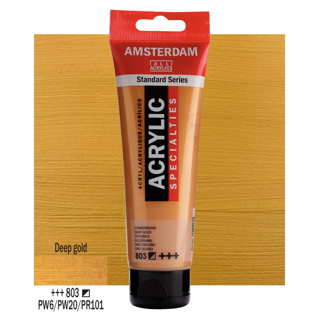 Farba akrylowa TALENS AMSTERDAM 120ml 803 - DEEP GOLD :: ArtEquipment -  Internetowy sklep dla plastyków