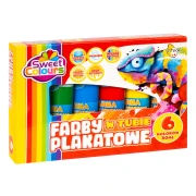 FARBY PLAKATOWE 6 kol w tubie 35ml