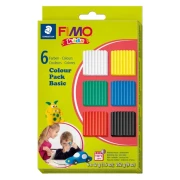 FIMO Kids zestaw 6 kostek - kolory podstawowe