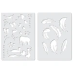 Fiorello Airbrush GR-8900N – dołączone arkusze szablonów